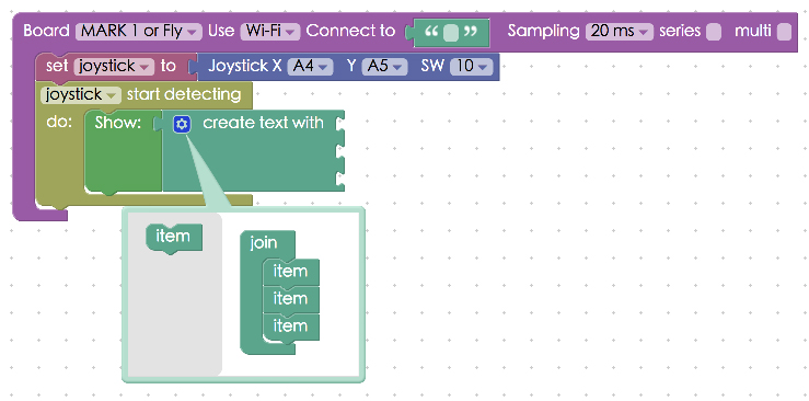 Project Example 25: Detecting a joystick :::: Webduino = Web × Arduino
